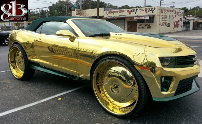 Reprodução/813 Customs Há quatro meses, R7 Carros publicou aquele que consideramos o Chevrolet Camaro mais brega de todos os tempos. Pois bem, a empresa responsável pelo "carro",...
